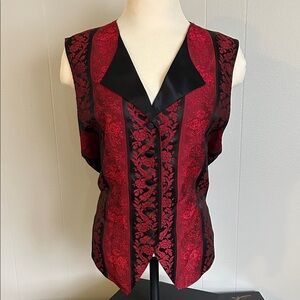 Worthington vest in a Victorian brocade style made in USA
